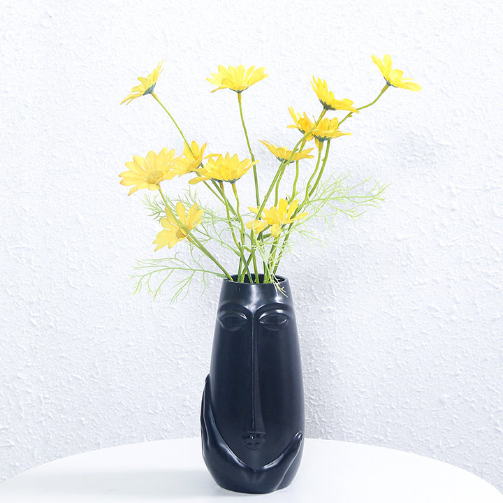 Artistic Face-Shaped Ceramic Vase Stornfeild