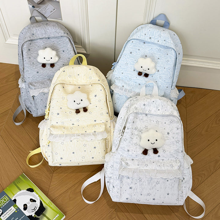 Fun and Playful Cloud Character Backpack Stornfield
