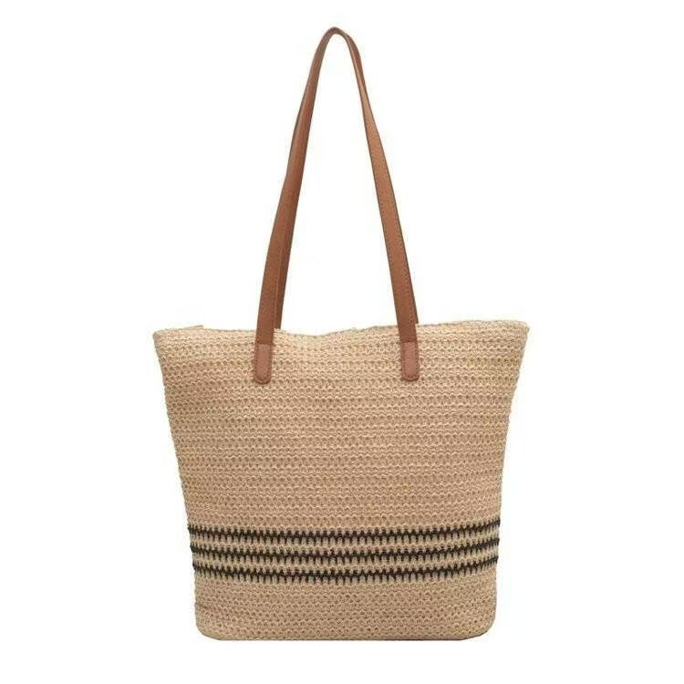 Oversized Beach Bag Made of Woven Material Stornfield