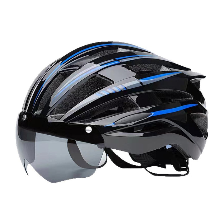 Road bike helmet with visor-friendly design and excellent ventilation Stornfield