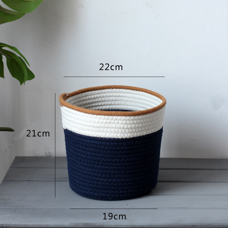 Handcrafted storage basket in modern design Stornfield