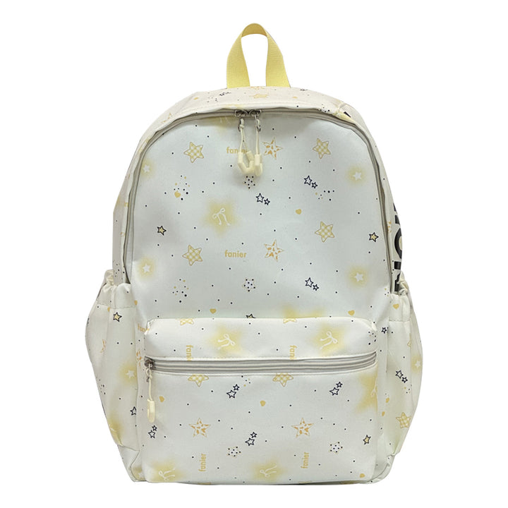 Casual Star-Patterned School Backpack Stornfield