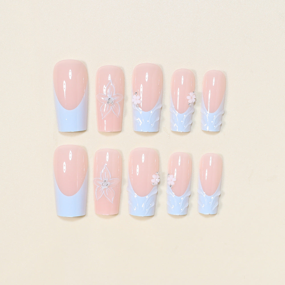 3D Floral Decorative Press-On Nail Art Stornfield