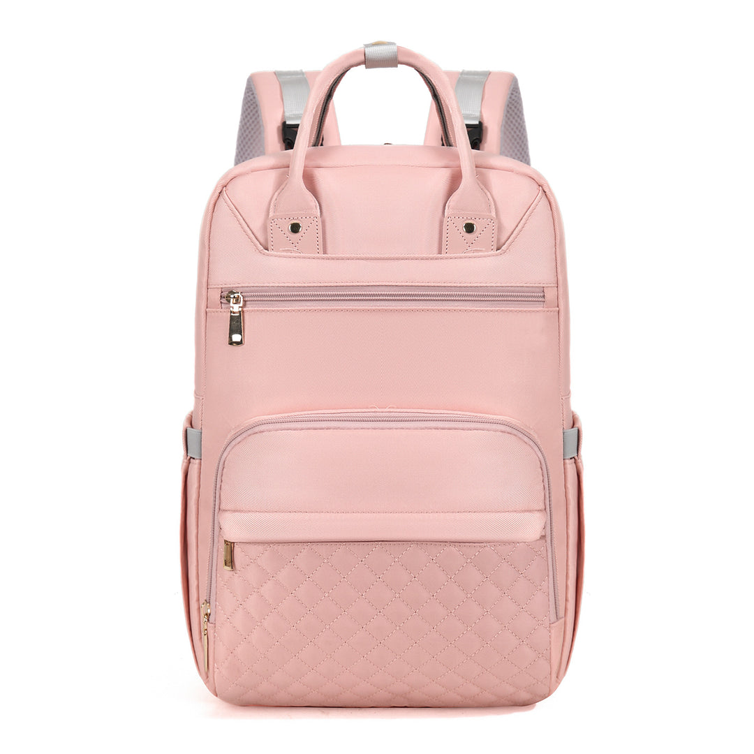 Quilted Multi-Compartment Travel Backpack Stornfield