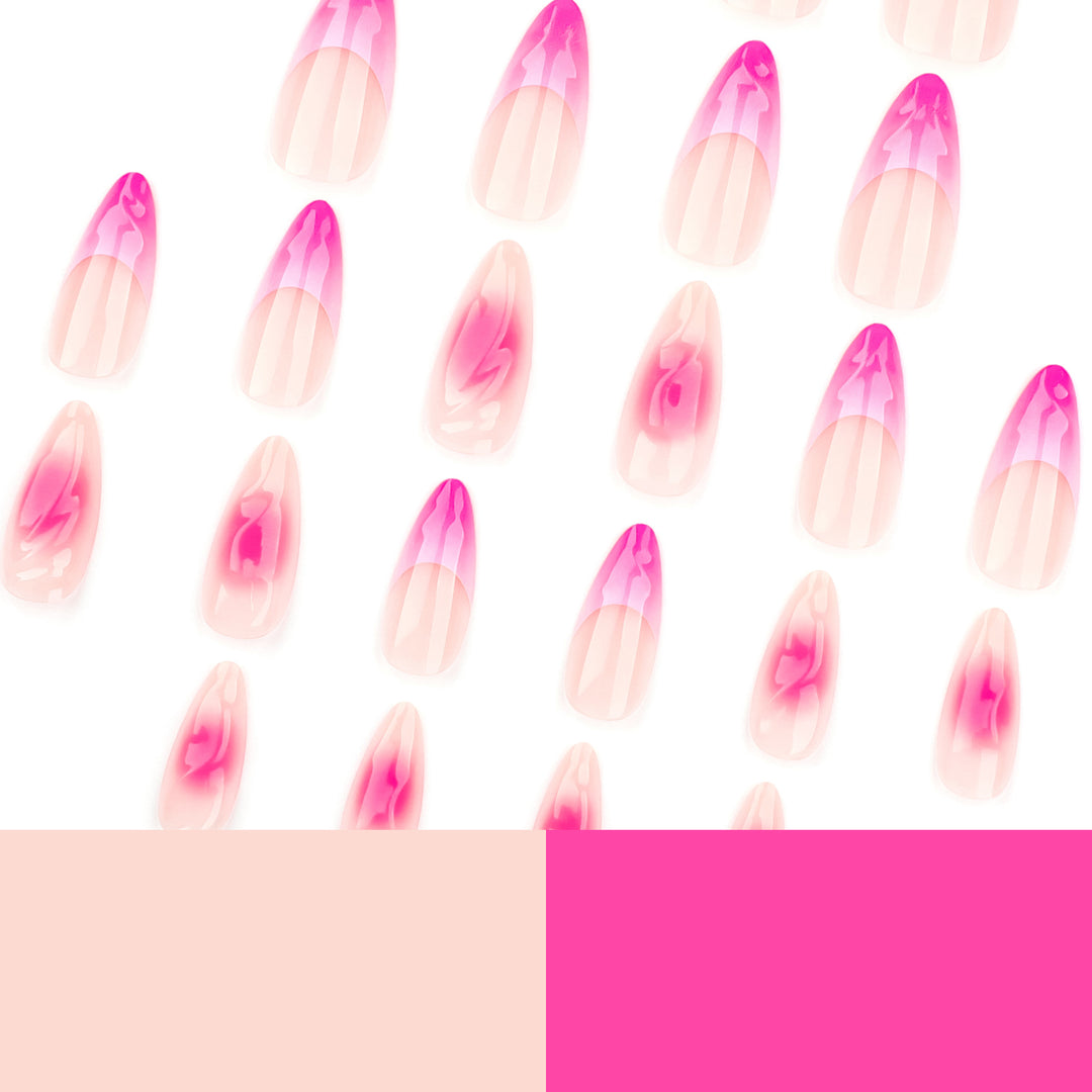 Artistic acrylic nails with elegant ombre effect Stornfield