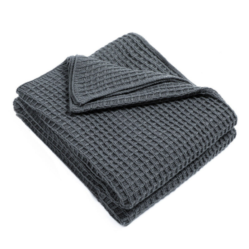 Women knitted throw blanket Stornfield