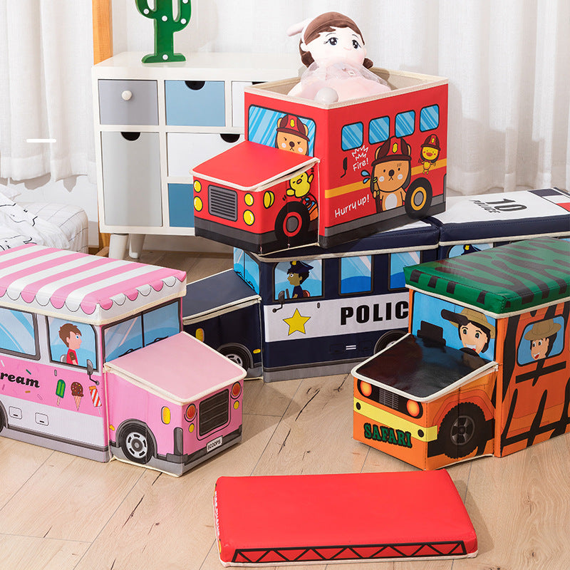 Police Car Storage Ottoman Stornfield