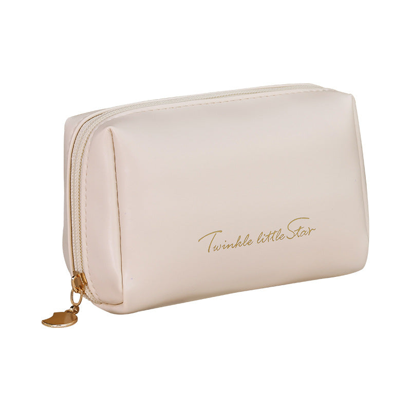 Cosmetic bag with practical double zipper Stornfield