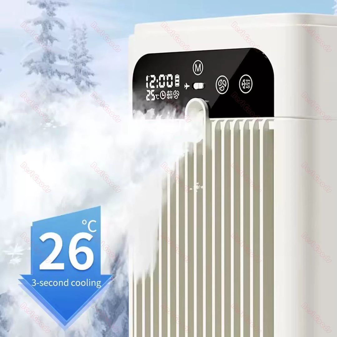 Unisex One Size Portable Evaporative Cooling Tower with Spray Humidifier High-Performance Battery and Multi-Stage Motor Stornfield