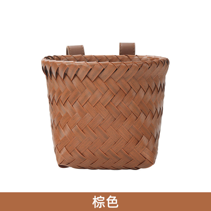 Women's Woven Storage Basket with Handles Stornfield