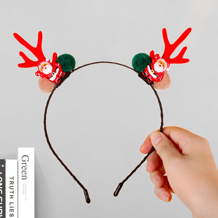 Festive Reindeer Antler Headband