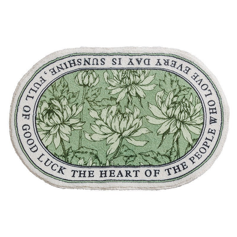 Floral Emblazoned Area Mat Stornfield
