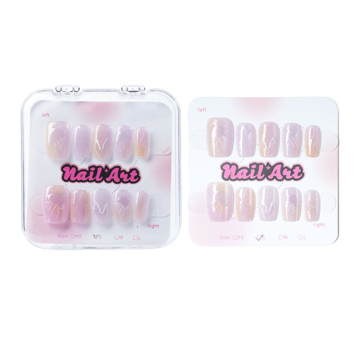 Long-Lasting Artistic Press-On Nail Set Stornfield