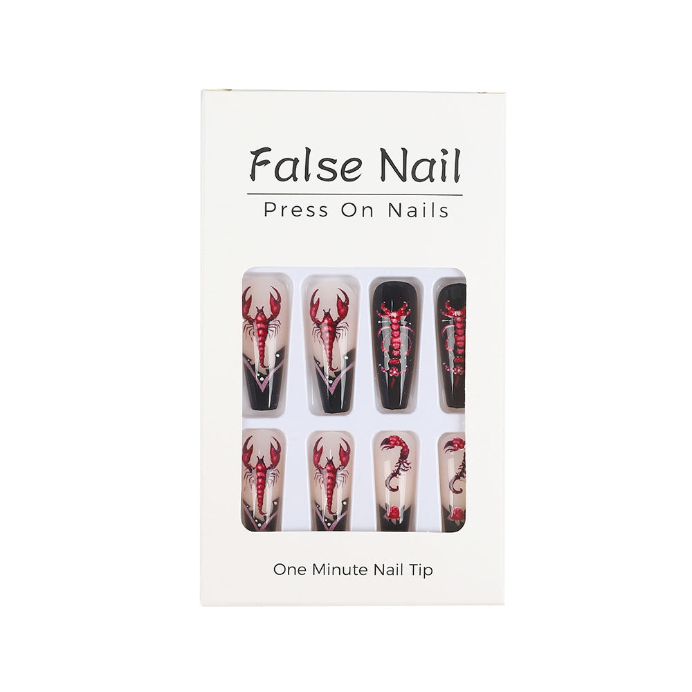 Creative artificial nails in spooky design Stornfield