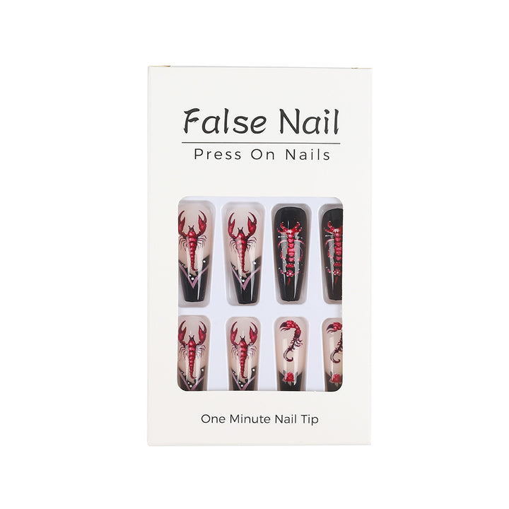 Creative artificial nails in spooky design Stornfield