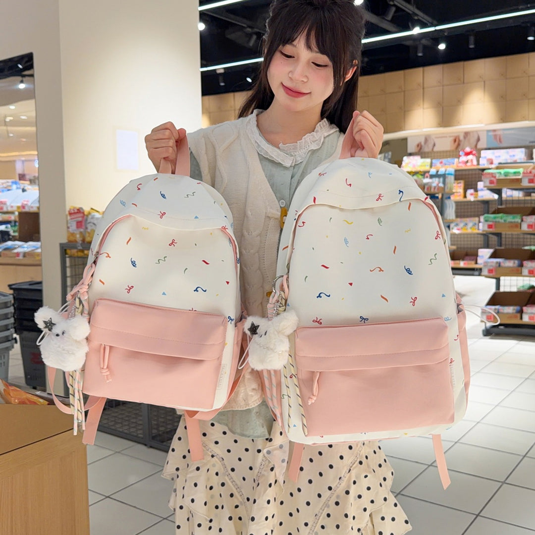 Playful Patterned Backpack Stornfield
