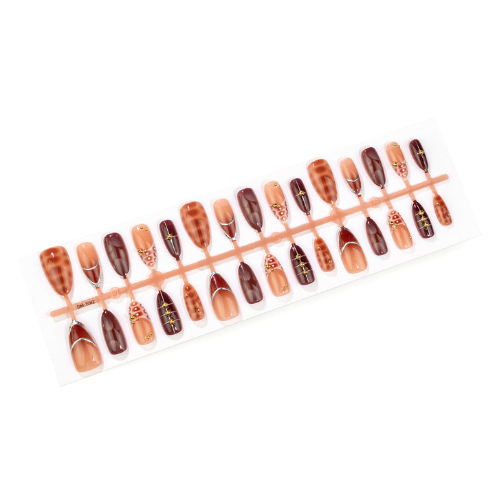 Artistic Luxury Press-On Nail Art Stornfield