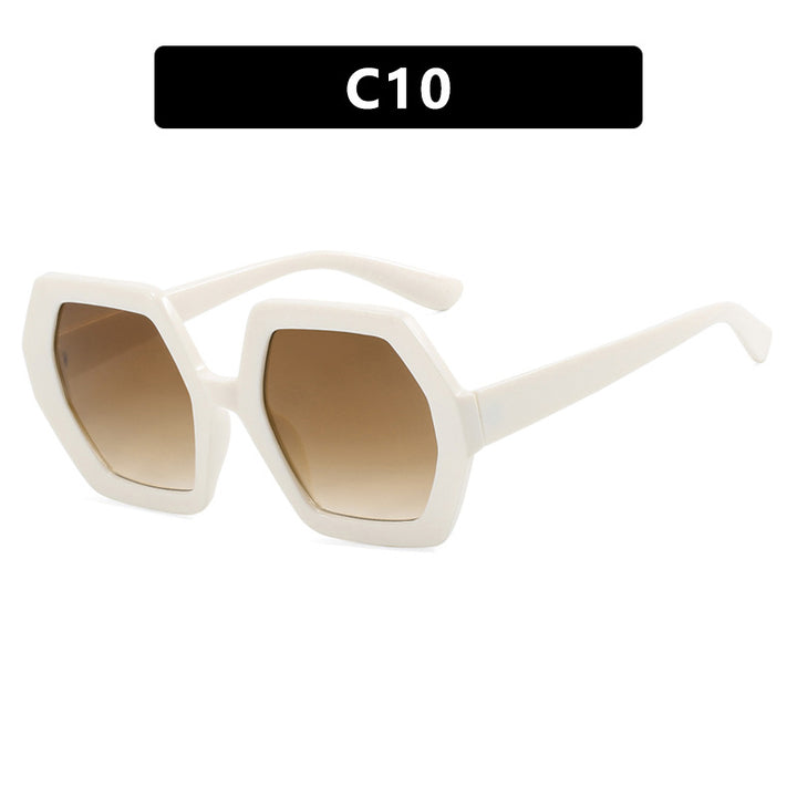 Women innovative hexagonal sunglasses Stornfield