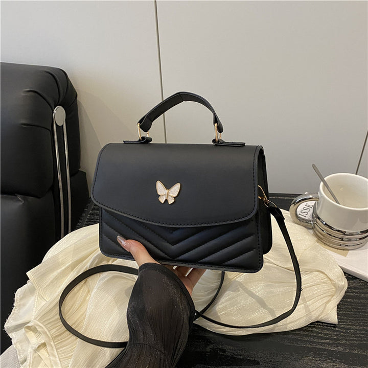 WoElegant Quilted Leather Satchel Bag Stornfield
