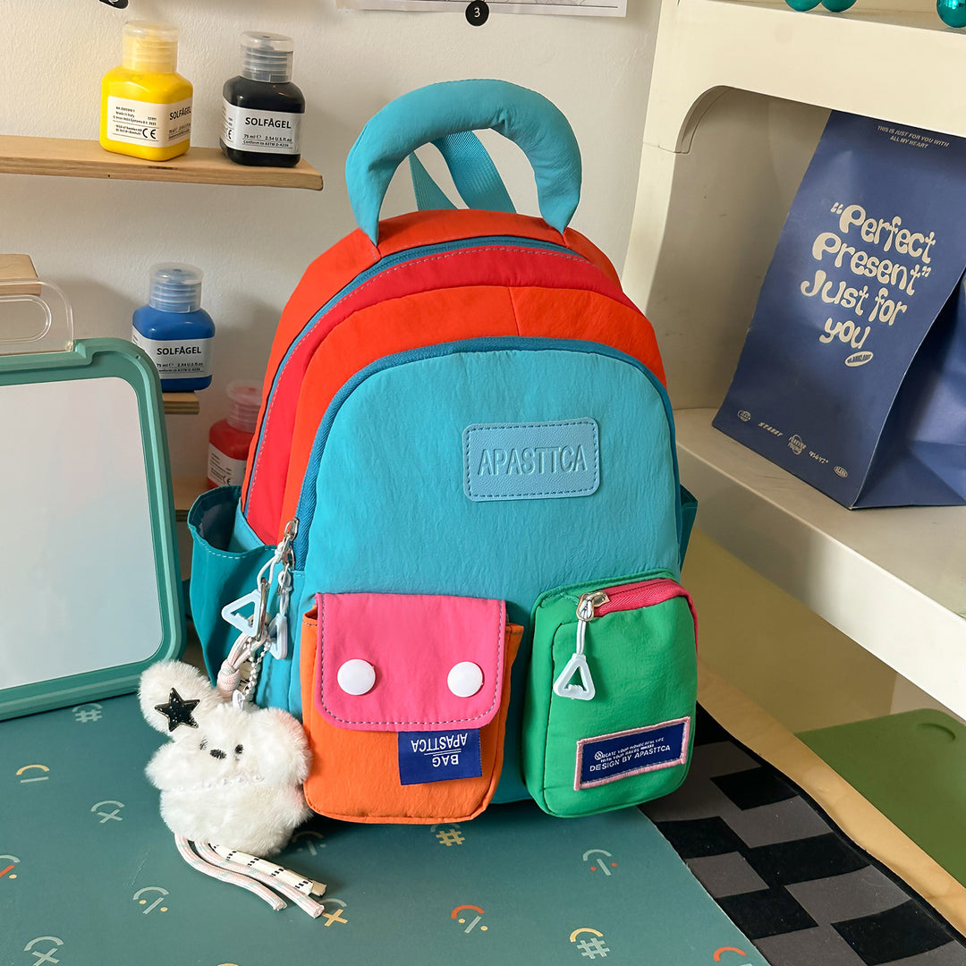 Colorful Multi-Compartment Casual Backpack Stornfield