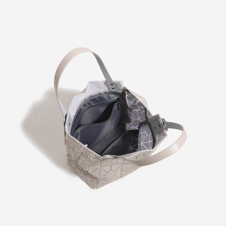 Geometric Patterned Reusable Tote Bag
