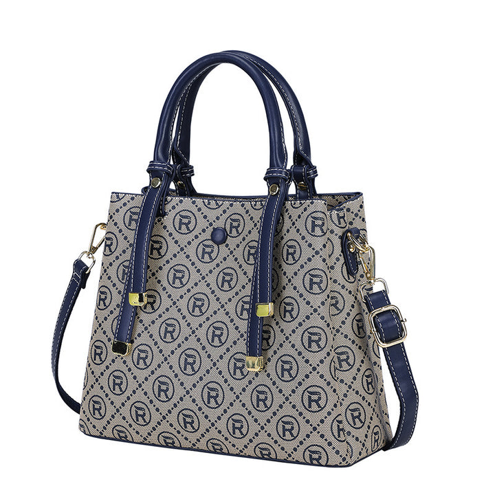 Textured Faux Leather Handbag