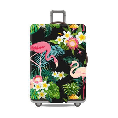 Tropical Leaf Print Hard Shell Luggage Stornfield