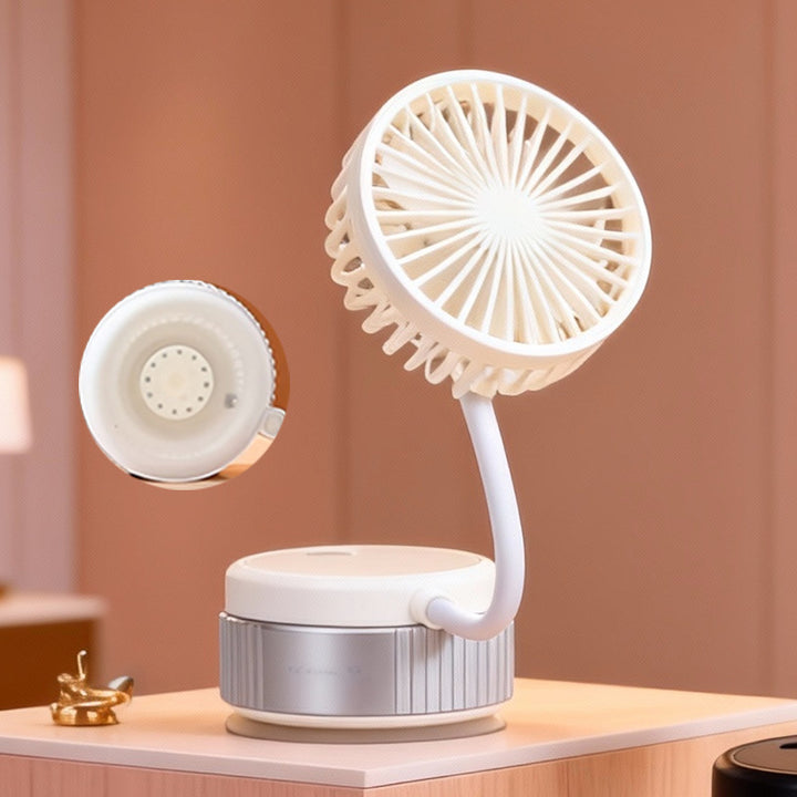 Ladies Portable Handheld Fan with Flexibly Adjustable Tilt Mechanism Stornfield