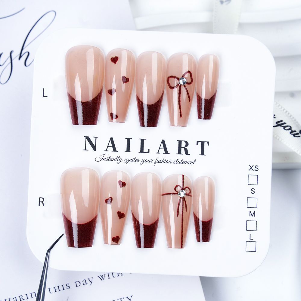Artistic 3D Butterfly Press-On Nail Set Stornfield