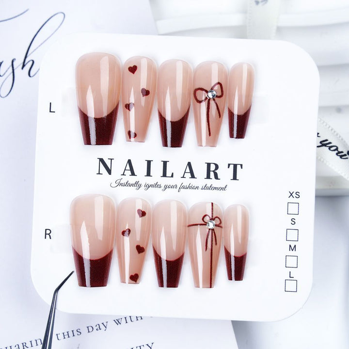 Artistic 3D Butterfly Press-On Nail Set Stornfield