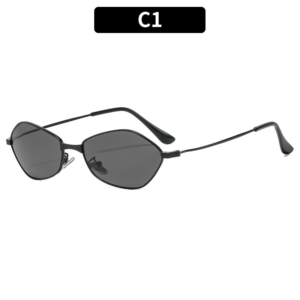 Sculptural Angular Sunglasses
