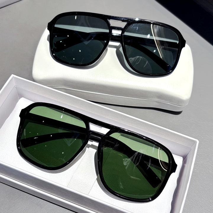 Premium Oversized Angular Frame Sunglasses Stornfield