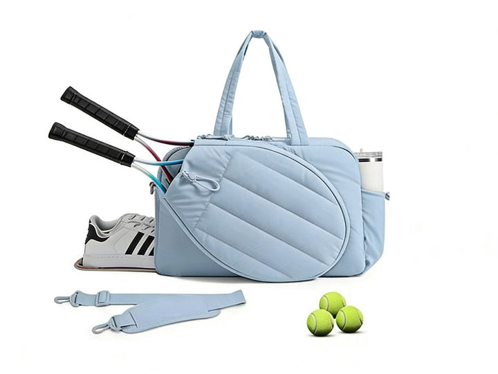 Sporty tennis bag with separate shoe and racket compartment Stornfield