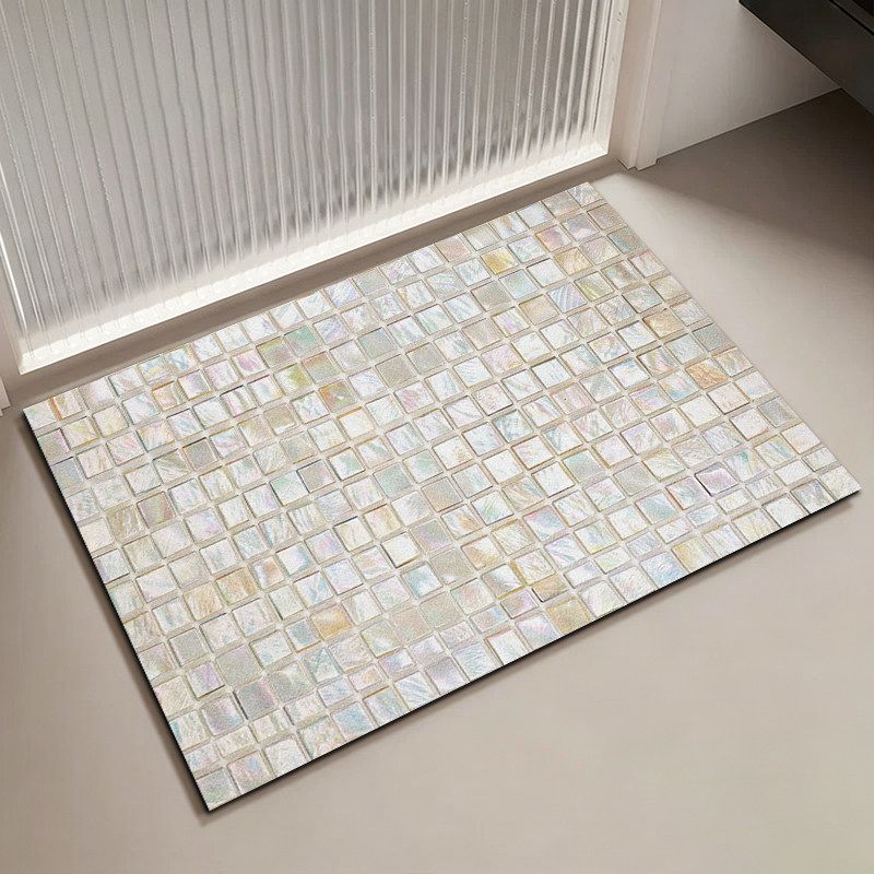 Mosaic Pattern Bath Mat Stornfield