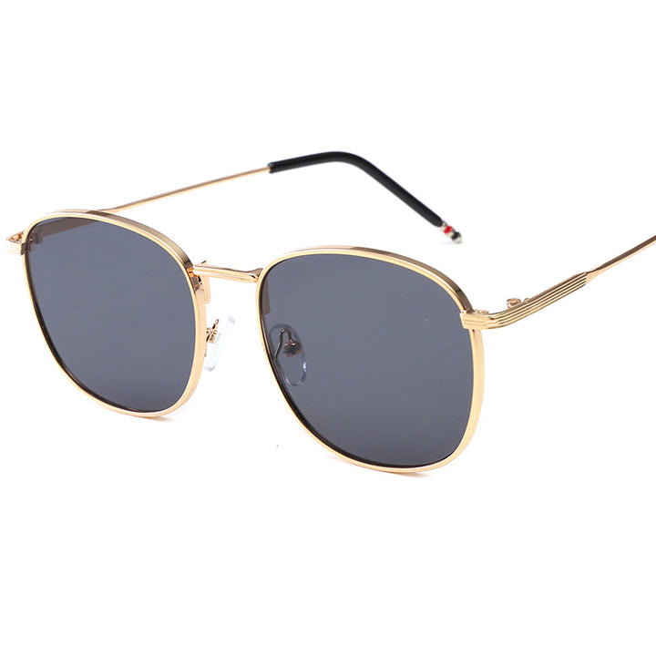 Ladies stylish oversized sunglasses with glamorous metal frame Stornfield