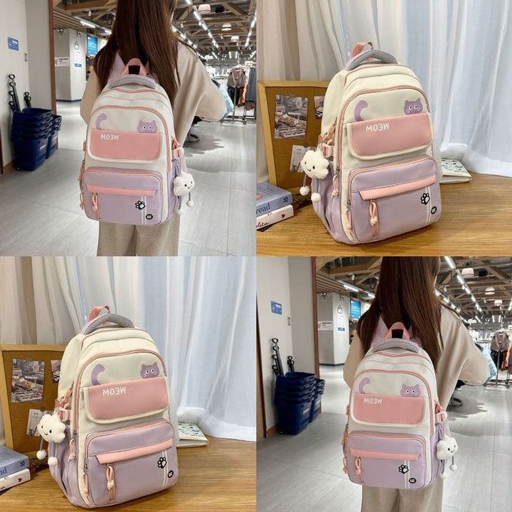 Fun Cat-Themed School Backpack Stornfield