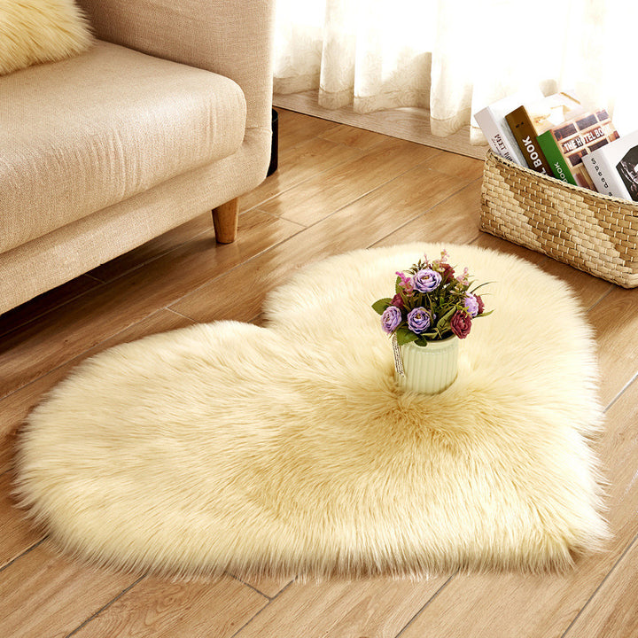 Plush Heart-Shaped Area Rug Stornfield