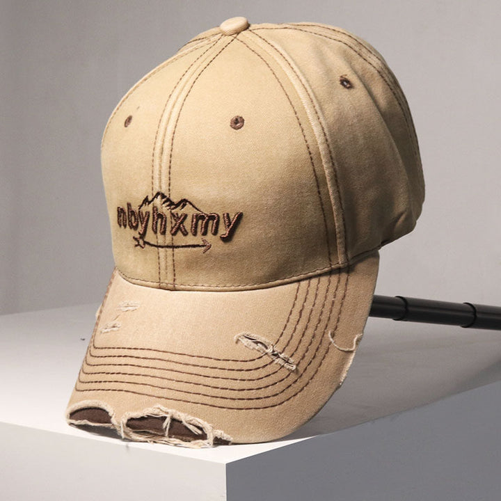 Men's Vintage Distressed Denim Baseball Cap Stornfield