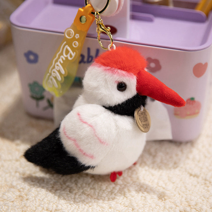 Plush Shoulder-Sitting Toucan Clip-On Companion with Metal Clip and Soft Huggable Body Stornfield