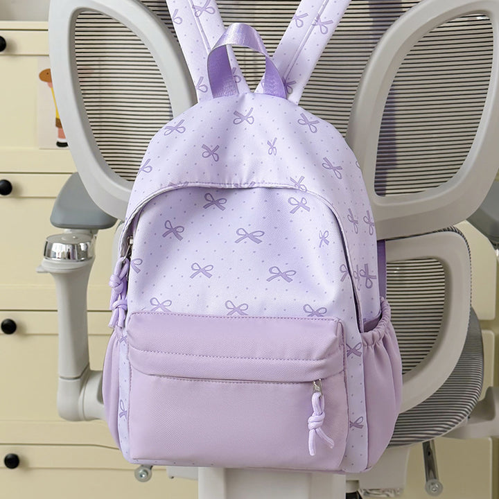 Cute Decorative Bow-Themed Backpack Stornfield