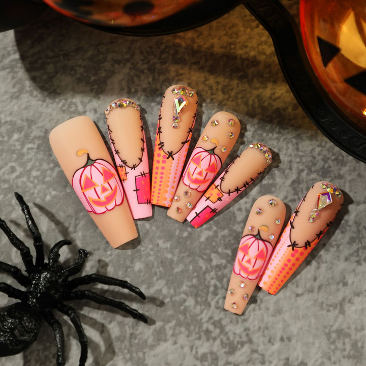 Artificial Nail Art with Halloween Design Stornfield