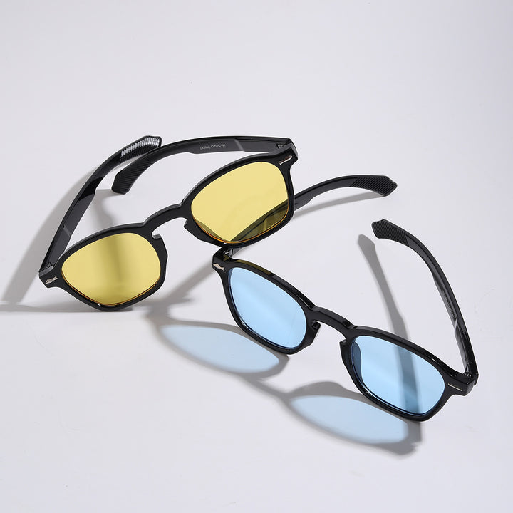 Women's fashionable sunglasses with innovative design and matte plastic frame Stornfield