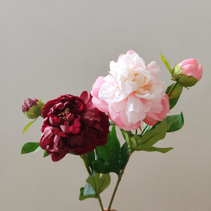 Premium Artificial Peony Stem