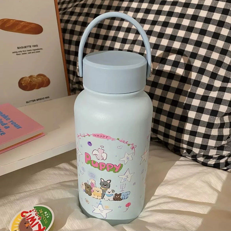 Women’s insulated drinking bottle with funny cat design Stornfield