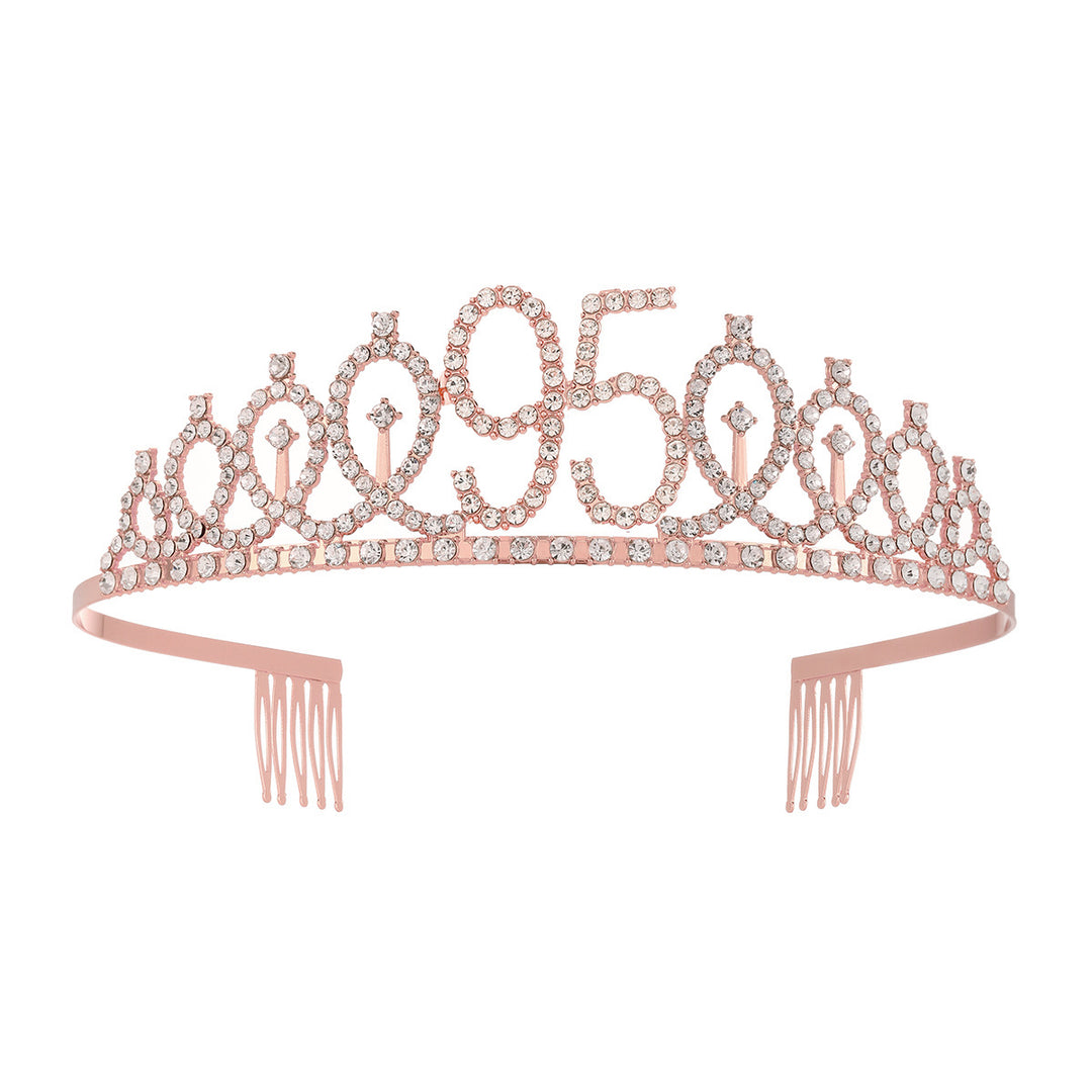 Women's Crystal-Embellished Tiara with Elegant Design Stornfield