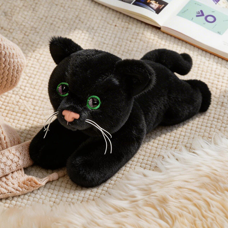 Lifelike Stretching Cat Plush Floor Cuddle Pillow Stornfield