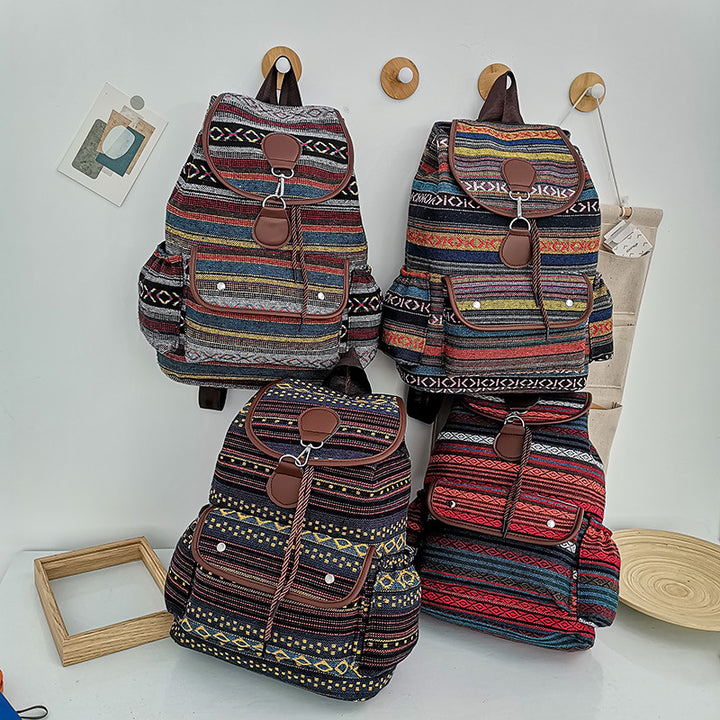 Bohemian Multi-Pocket Travel Backpack Stornfield