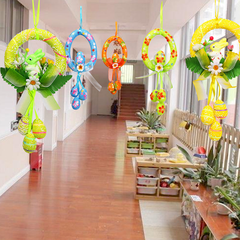 Decorative Spring Floral Wreath Stornfield