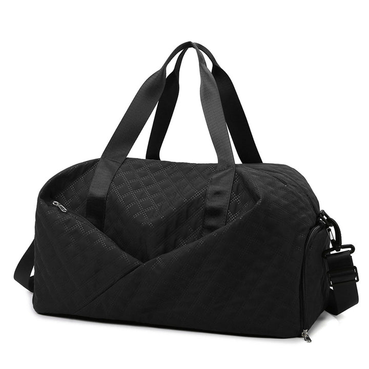 Quilted Weekender Duffel Bag
