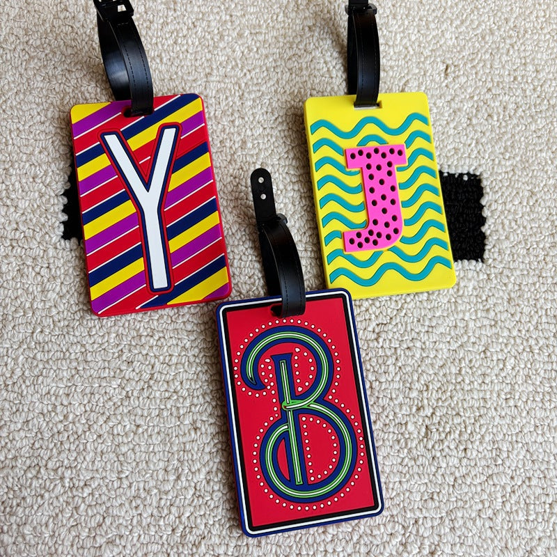 Personalized Striped Luggage Tag Stornfield